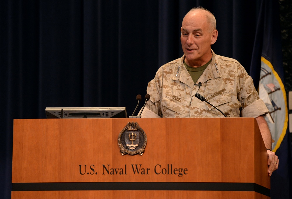 Gen. John F. Kelly speaks at US Naval War College