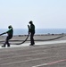 USS George H.W. Bush flight deck operations