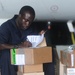 USS George H.W. Bush Sailor organizes supplies