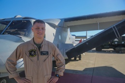 Pilot flies Osprey home on return to the Bay, showcases military aircraft for Fleet Week