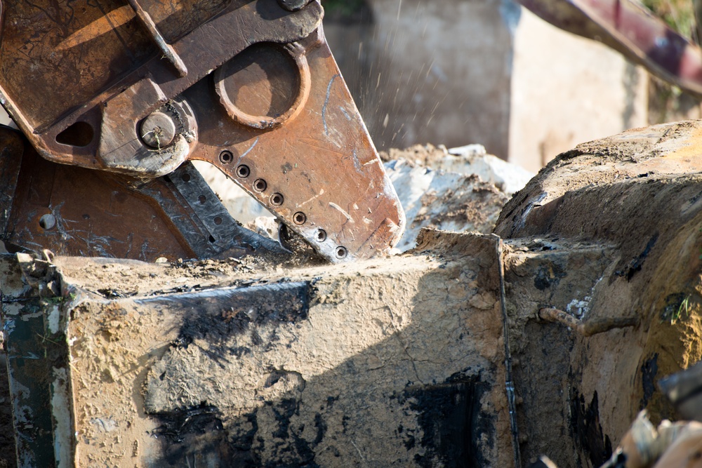 POL tanks demolition and recycling