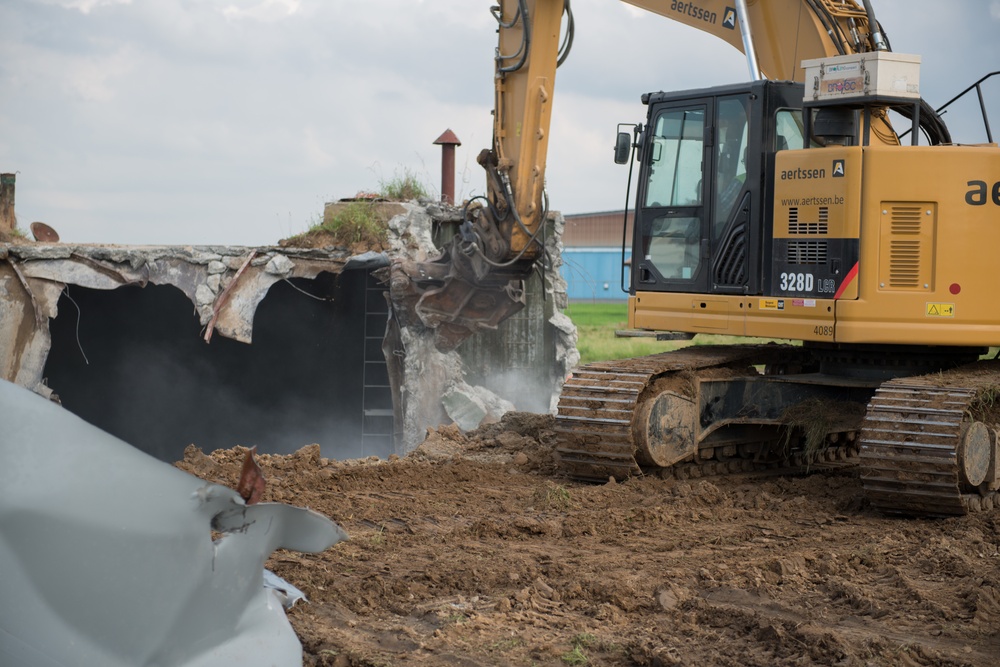 POL tanks demolition and recycling