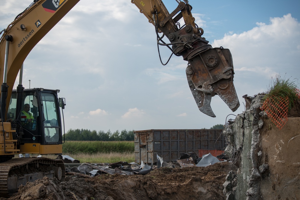 POL tanks demolition and recycling