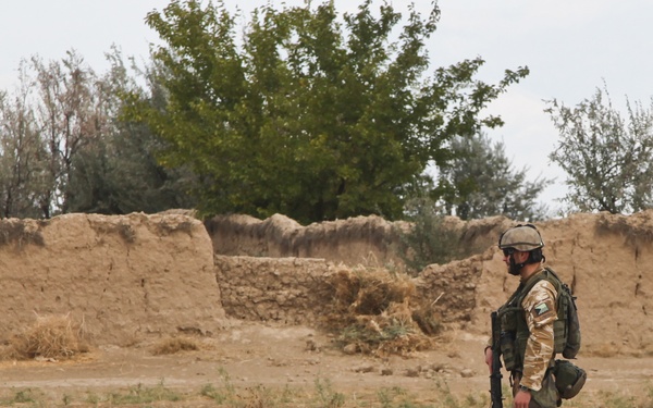 Patrol through Parwan