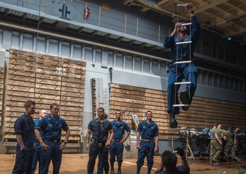 USS Germantown VBSS drill
