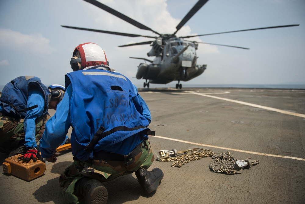 USS Germantown operations