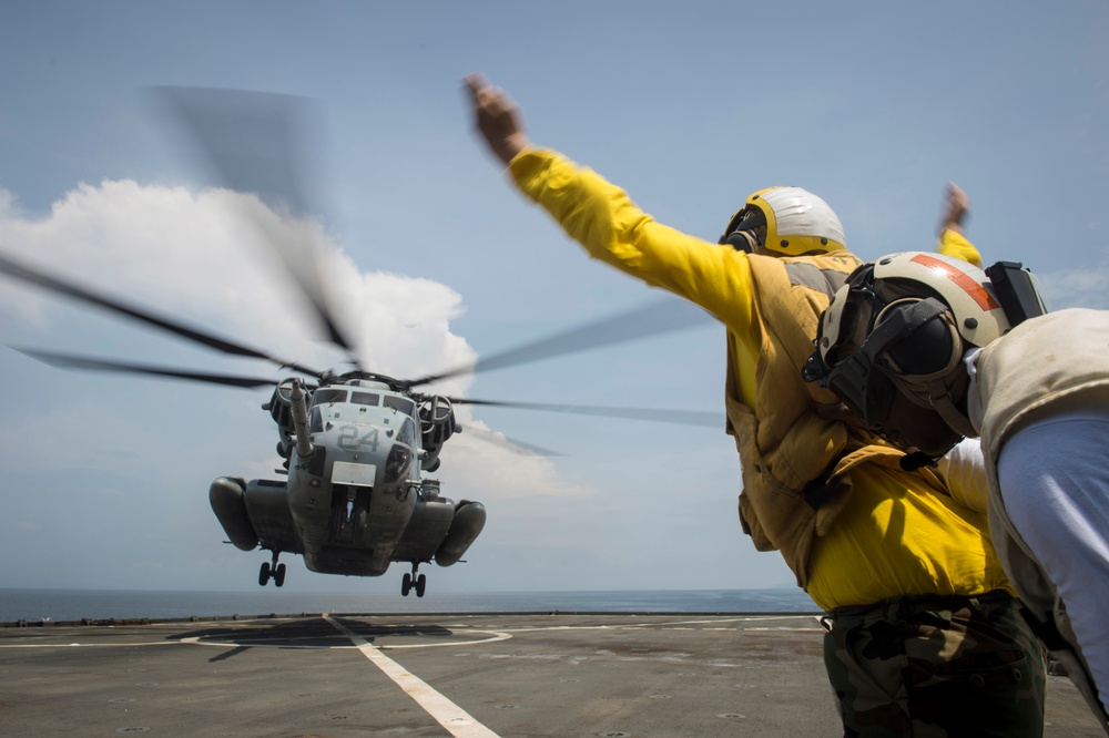 USS Germantown operations