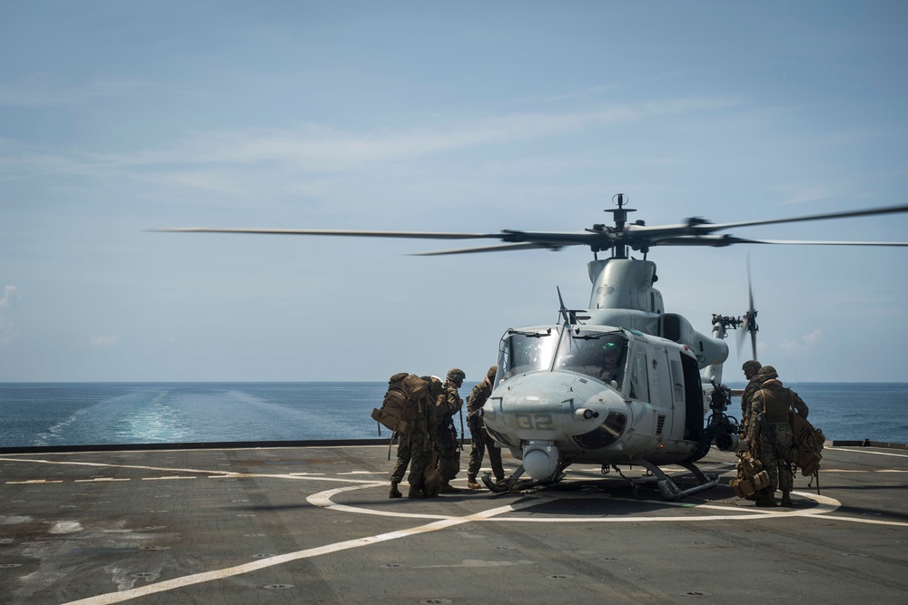 USS Germantown operations