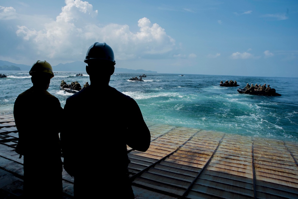 USS Germantown operations