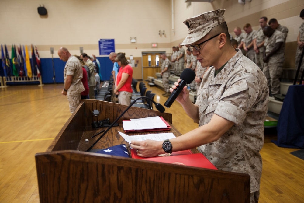 1st Sgt Comb's Retirement Ceremony
