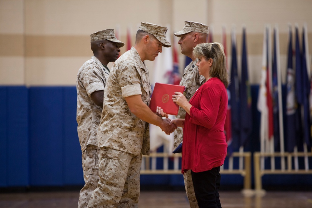 1st Sgt Comb's Retirement Ceremony