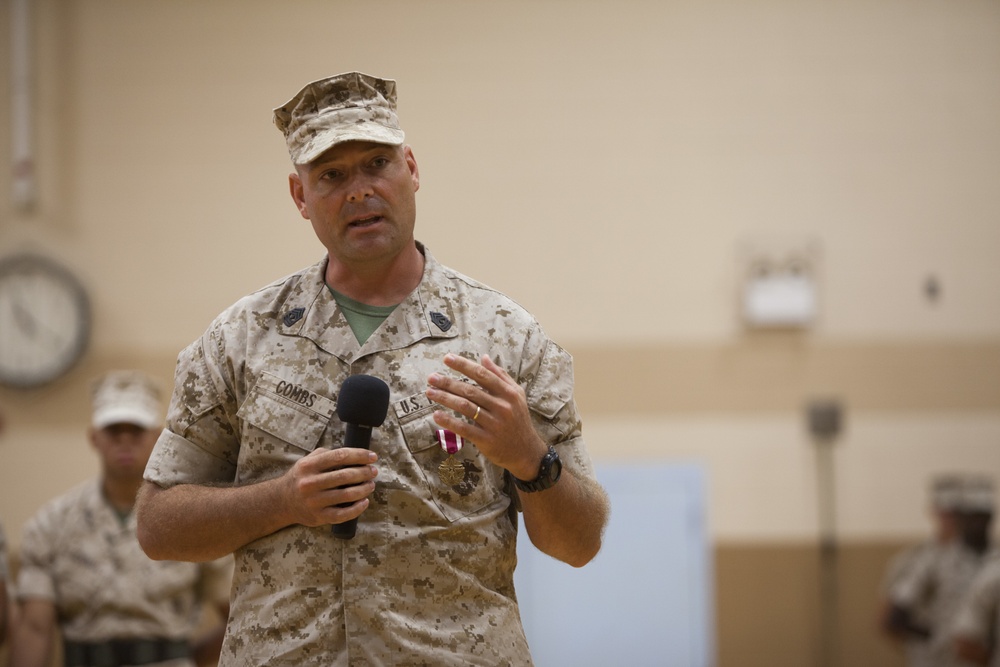 1st Sgt Comb's Retirement Ceremony