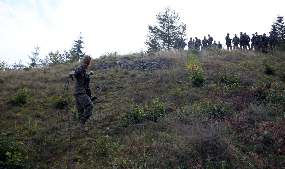 Marines, Romanian Land Forces conquer the mountains during Platinum Lynx 14.6