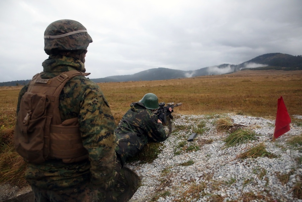 Marines, Romanian Land Forces conquer the mountains during Platinum Lynx 14.6