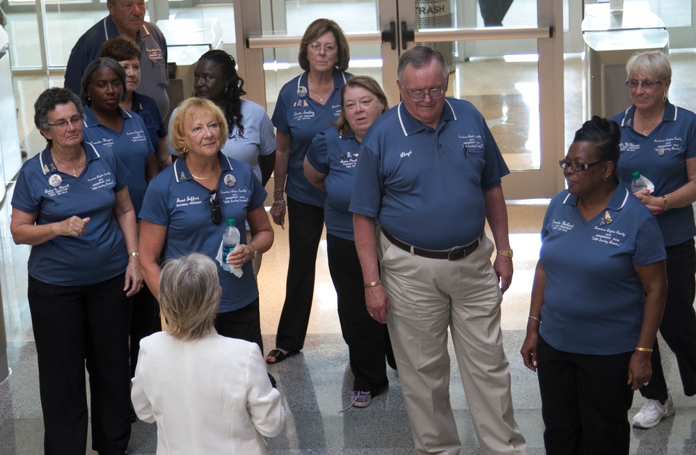 American Legion Auxiliary tours Patton Hall