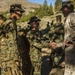 Brigadier General Charles G. Chiarotti visits CLB-6 Marines at Mountain Warfare Training Center