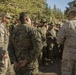 Brigadier General Charles G. Chiarotti visits CLB-6 Marines at Mountain Warfare Training Center