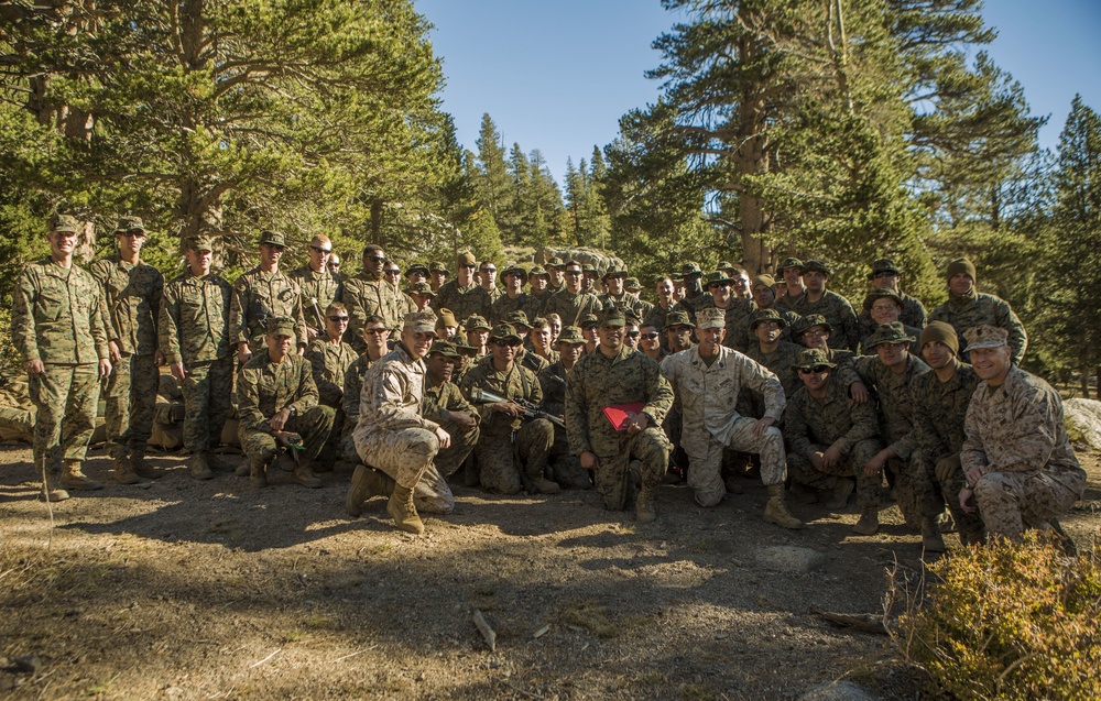 Brigadier General Charles G. Chiarotti visits CLB-6 Marines at Mountain Warfare Training Center