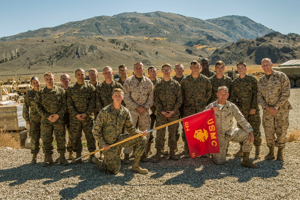 Brigadier General Charles G. Chiarotti visits CLB-6 Marines at Mountain Warfare Training Center