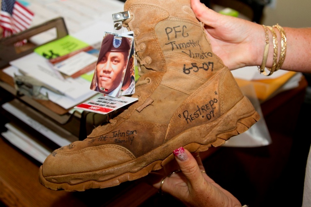 Boot for the fallen