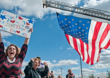 1742nd Soldiers welcomed home from Afghanistan