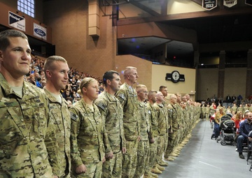 1742nd Soldiers welcomed home from Afghanistan