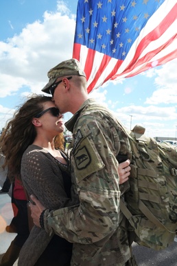 1742nd Soldiers welcomed home from Afghanistan