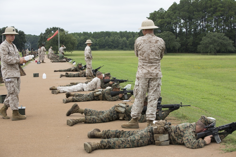 Photo Gallery: Marine recruits practice marksmanship fundamentals on Parris Island