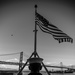 Evening colors aboard future USS America