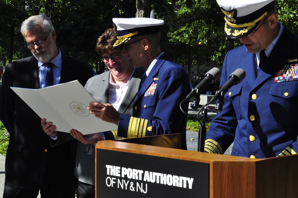 Coast Guard presents Rear Adm. Bennis Security Award