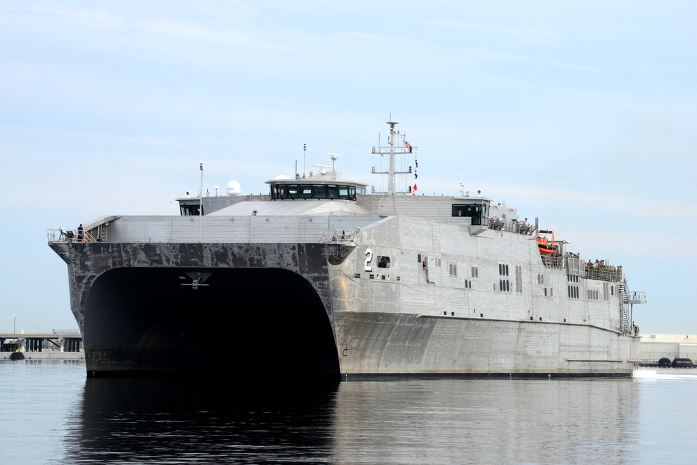 USNS Choctaw County arrives at Naval Station Mayport