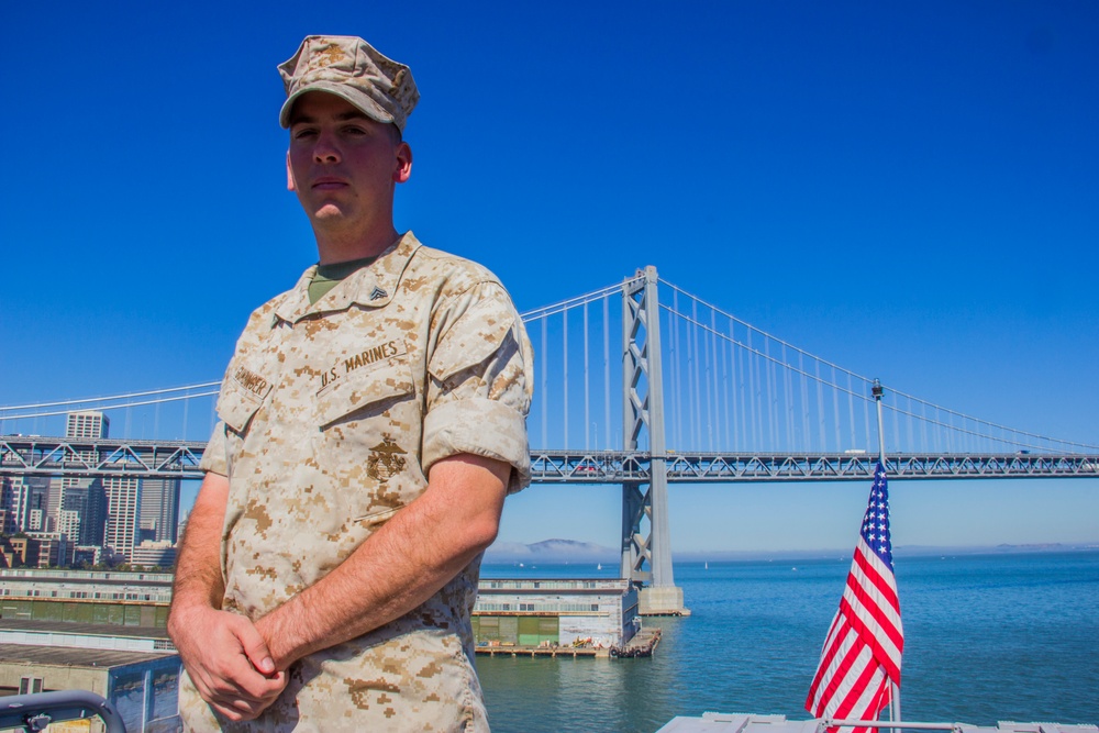 Surreal homecoming for Concord Marine
