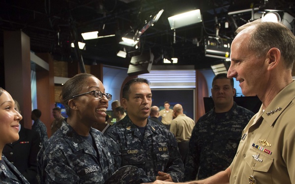 CNO's live broadcast all-hands call