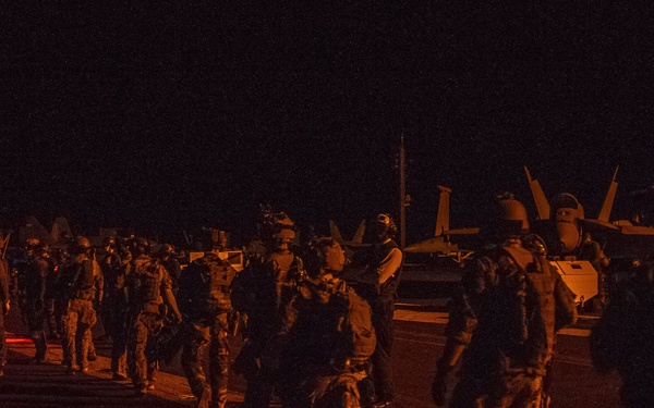 SEALs, Marines use USS George Washington as forward staging base