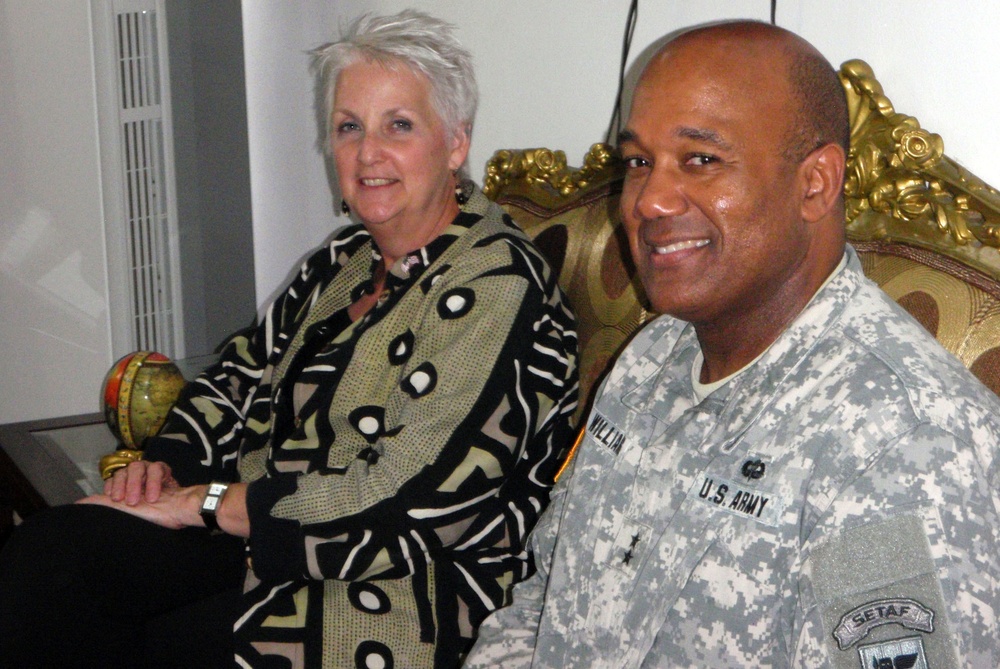 US Army Africa Commander participates in news conference