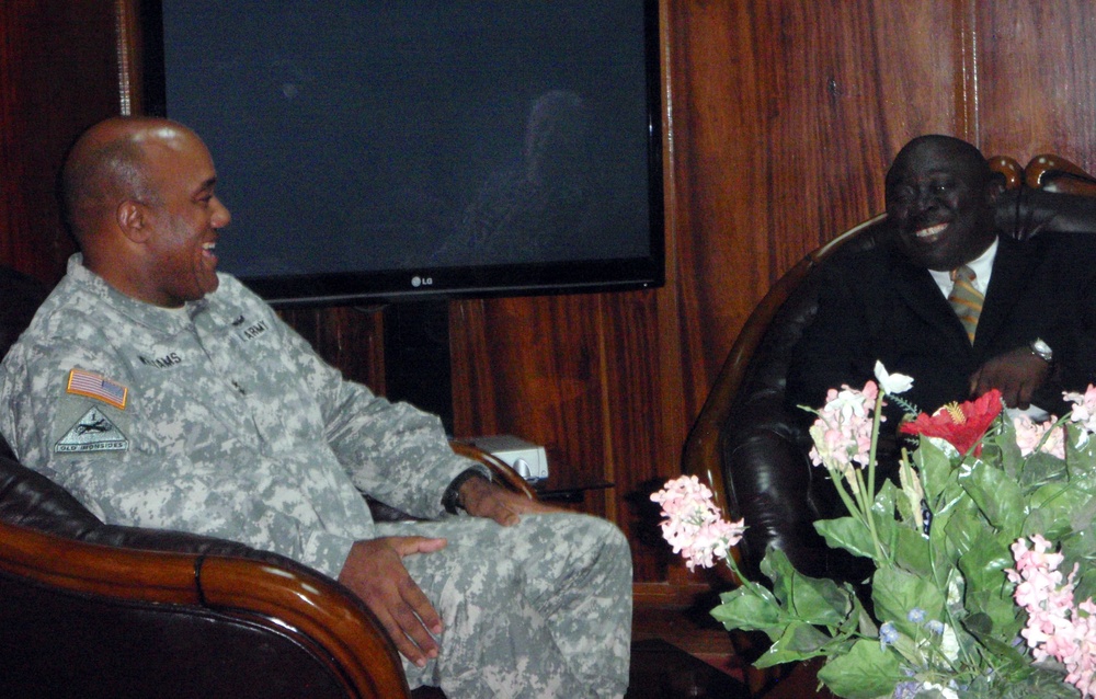 US Army Africa Commander participates in news conference