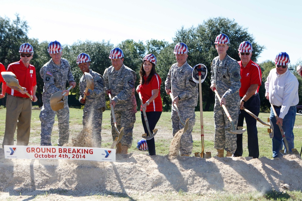 Fort Hood Soldiers break new ground with Armed Services YMCA, Harker Heights