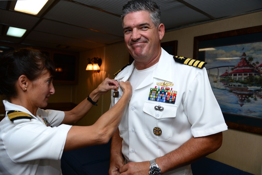 USS Bunker Hill change of command