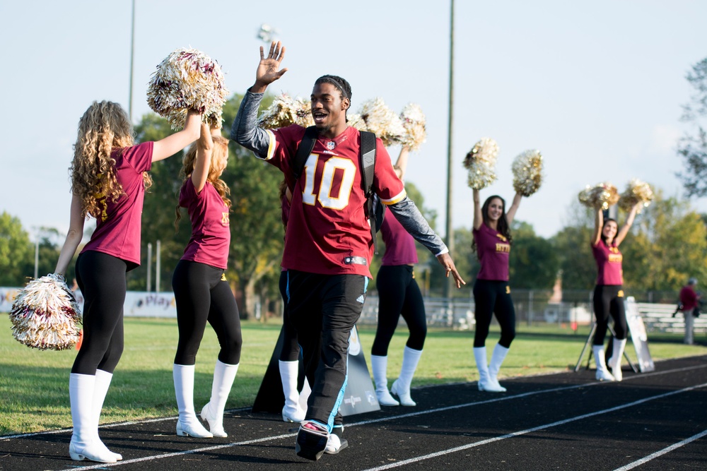 Redskins, kids Play 60 at Belvoir