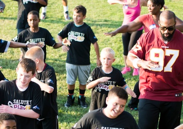 Redskins, kids Play 60 at Belvoir