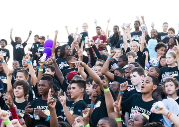 Redskins, kids Play 60 at Belvoir