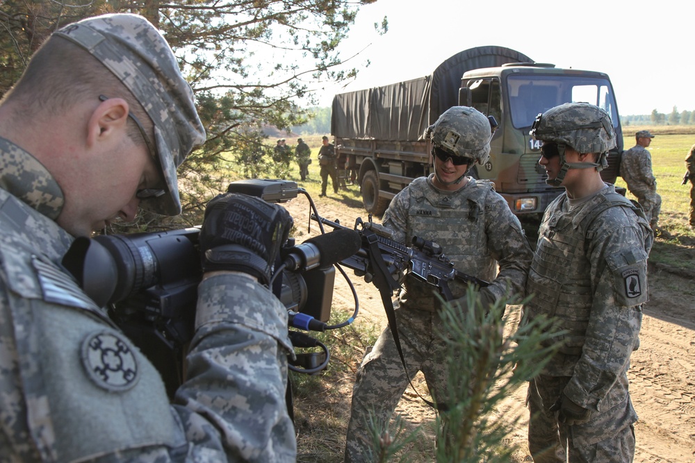 Five countries, two National Guards, one mission: Operation Atlantic Resolve