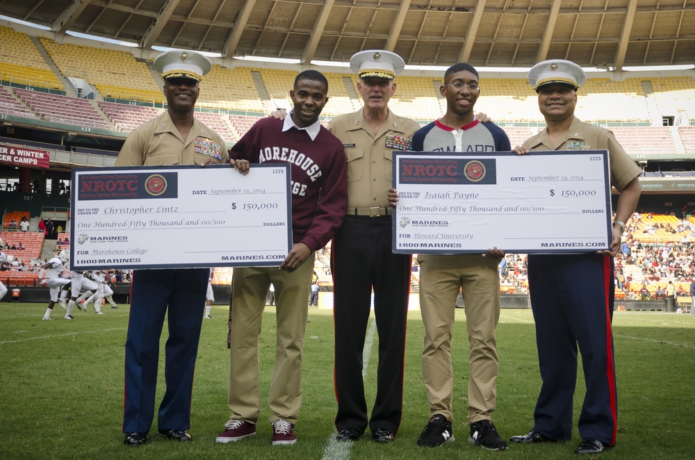 Marine Corps awards full-ride scholarship to Baltimore and D.C. youths