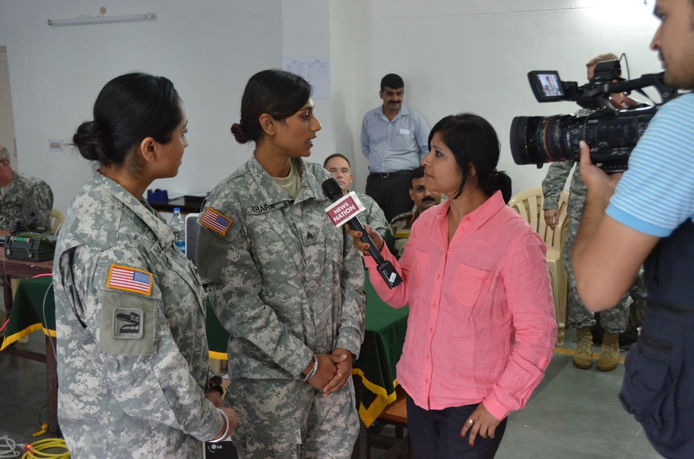 Indian-American sisters are a force multiplier at Yudh Abhyas 2014