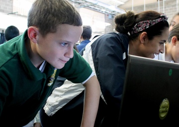 BMC shares technology with Nolan Richardson Middle School