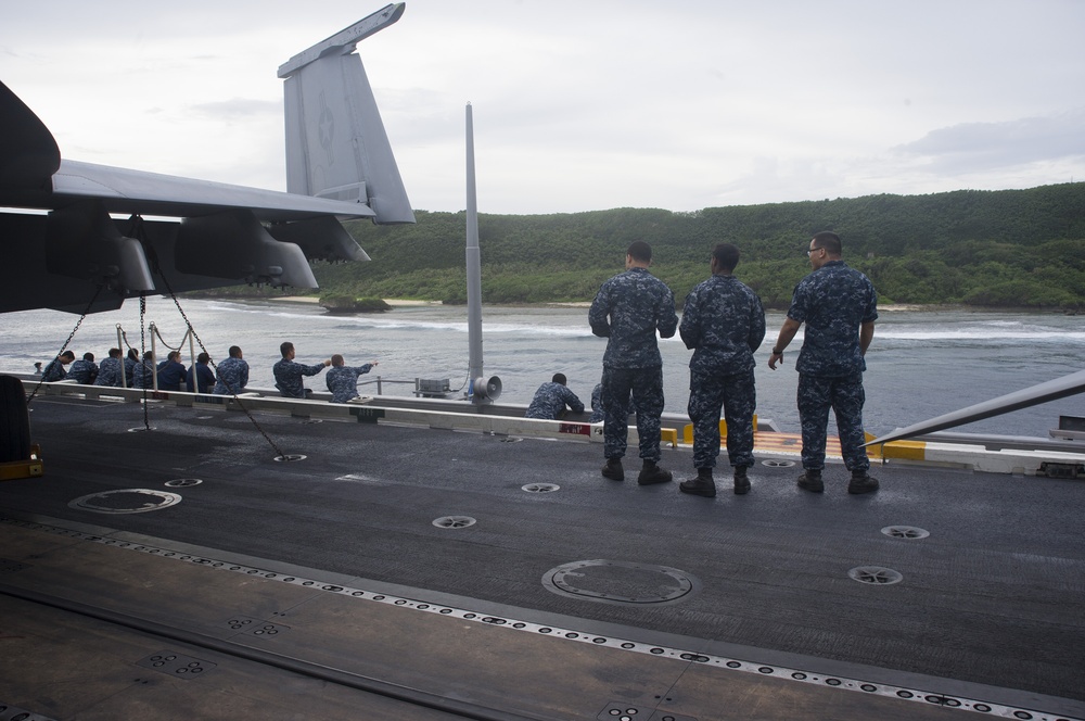USS George Washington activity