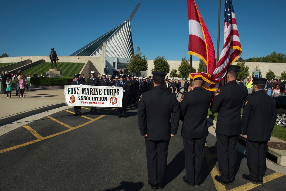 17 Firefighter-Marines honored at National Museum