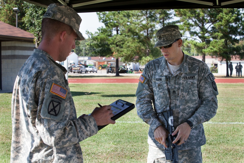 U.S. Army Best Warrior Competition - Mystery Event (Weapons Assembly)