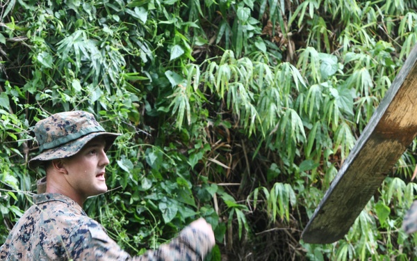 Strengthening ties: CLB Marines clear path at Philippine Marine Base