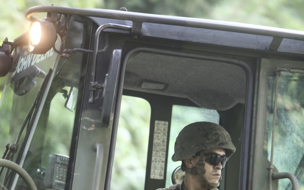 Strengthening ties: CLB Marines clear path at Philippine Marine Base